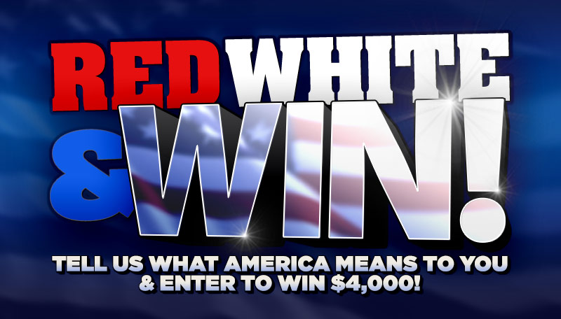 Enter to win $4k with Red White and Win