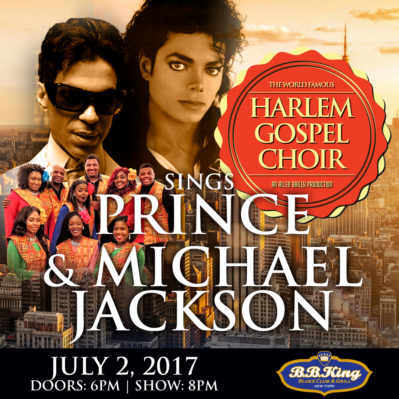 Win tickets to see the Harlem Gospel Choir sing Prince & Michael Jackson