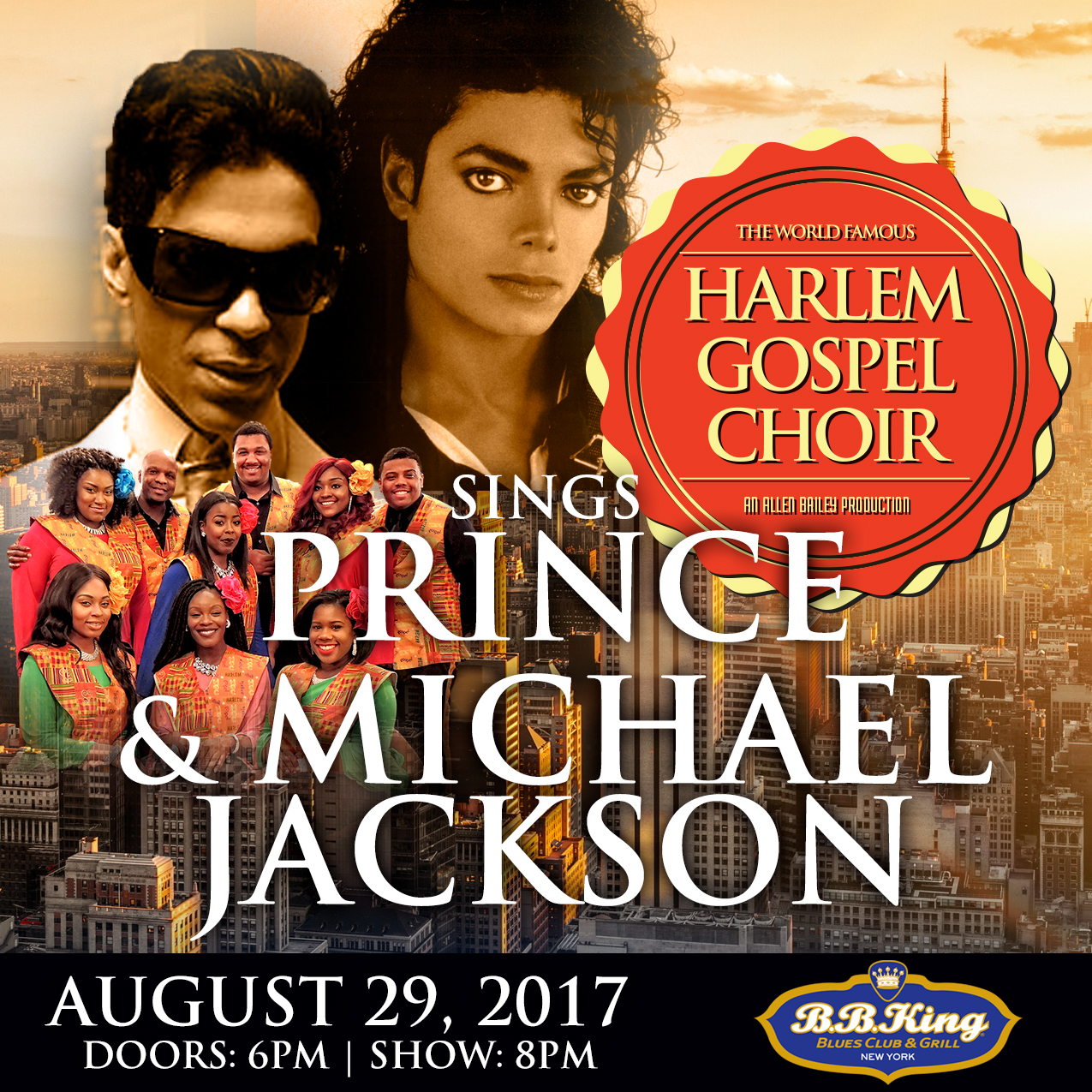 Win tickets to see the Harlem Gospel Choir sing Prince & Michael Jackson