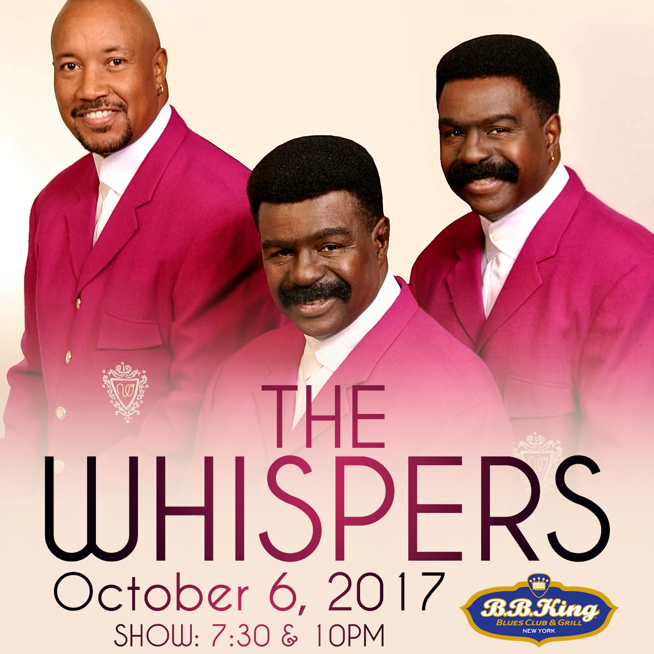 Win Tickets to see The Whispers perform at B.B. Kings!