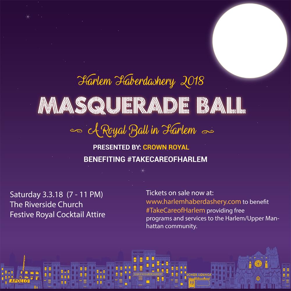 Win Tickets to the Harlem Haberdashery Masquerade Ball!