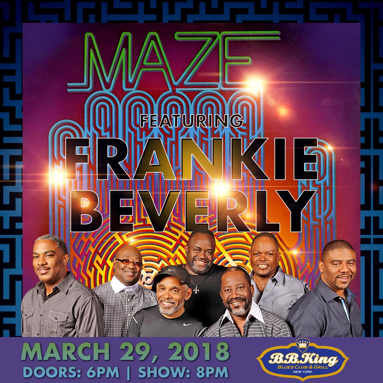Win Tickets to See Maze feat. Frankie Beverly at B.B. Kings!