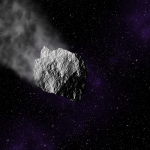 Giant asteroid to fly by earth today