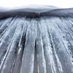 This house in upstate New York is completely encased in ice
